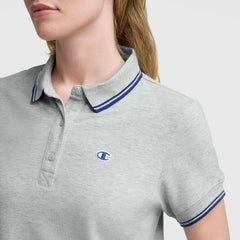 Champion Off The Court Polo Dress - Oxford Grey Heather