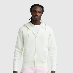 Champion Powerblend Full-Zip Hoodie - Unbleached Cotton