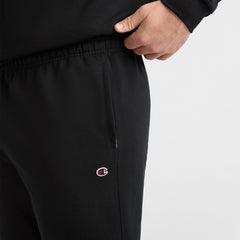 Champion Powerblend Sweatpants, Cinched Hem - Big & Tall - Black