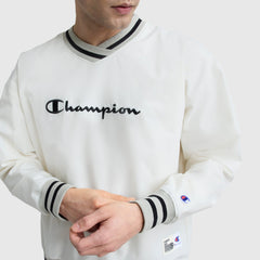 Champion Gridiron V-Neck Pullover - Unbleached Cotton