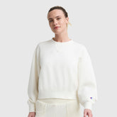 Champion Endzone Loose Fit Crewneck - Unbleached Cotton