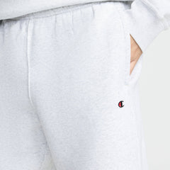 Champion 10" Powerblend Fleece Short - Platinum Silver Heather