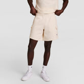 Champion 8" Fleece Cargo Short - Unbleached Cotton