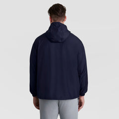 Champion Stadium Packable Jacket, Script Logo - Big & Tall - Navy