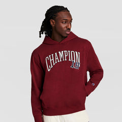 Champion Modern Retro Washed Hoodie - Pomegranate