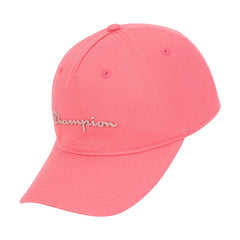 Champion Script Embroidery Adjustable Cap - Laid Back Coral