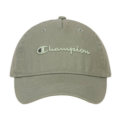 Champion Script Embroidery Adjustable Cap - Ecology Green