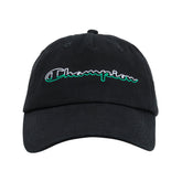 Champion Split Script Dad Adjustable Cap - Black