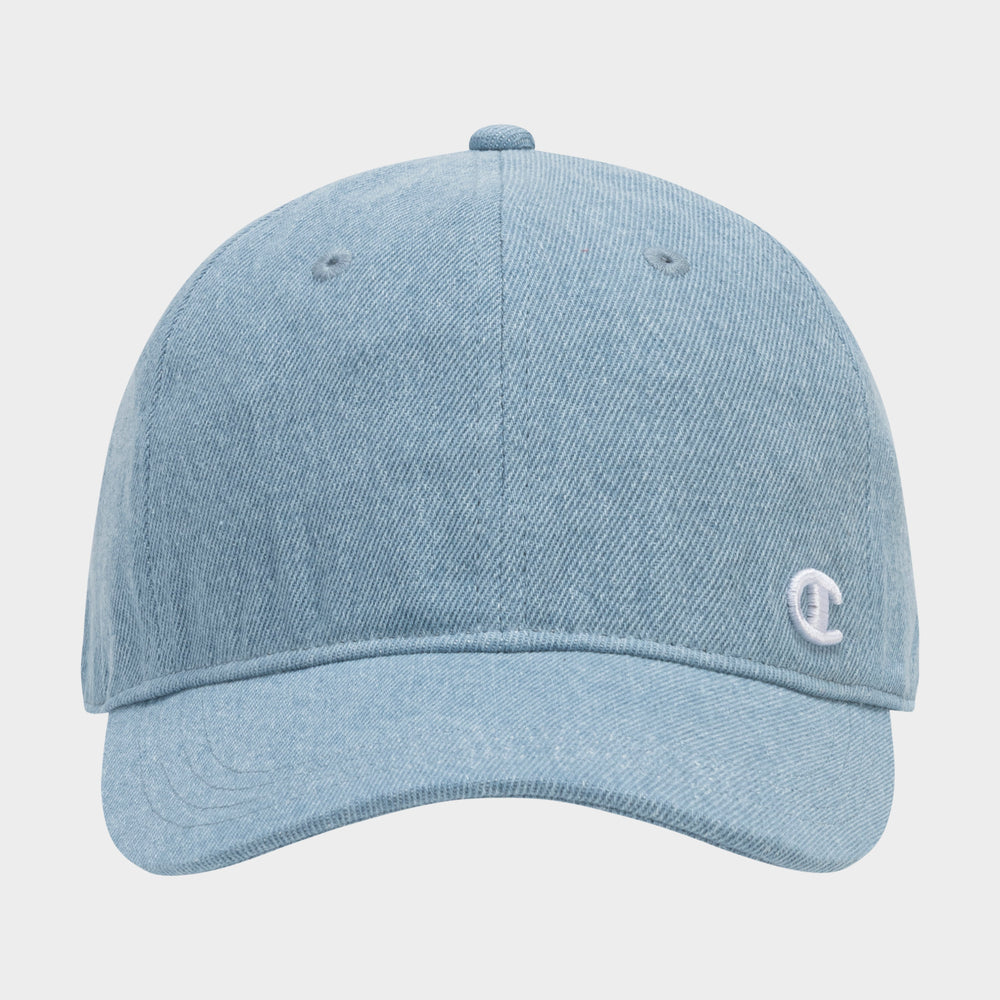 Champion Glen Denim Adjustable Baseball Cap - Lt Pastel Blue