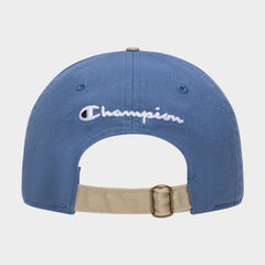 Champion Briggs Washed Cotton Twill Adjustable Baseball Cap - Abbey Stone\/Coastal Fjord
