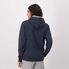Champion Powerblend Hoodie, Tonal Script Logo - Deep Navy