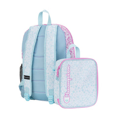 Champion Kids' Mode Lunch Kit & Backpack Combo - Pink\/Blue