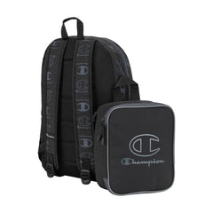 Champion Kids' Mode Lunch Kit & Backpack Combo - Black\/Grey