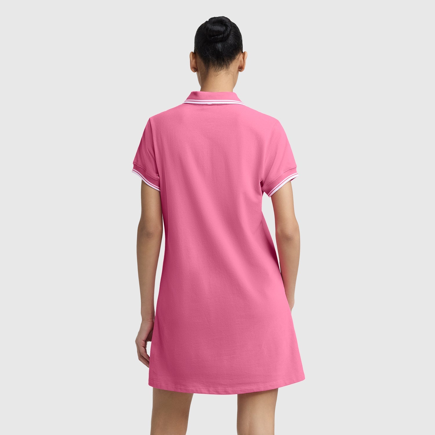 Champion Off The Court Polo Dress - Pink Cosmos