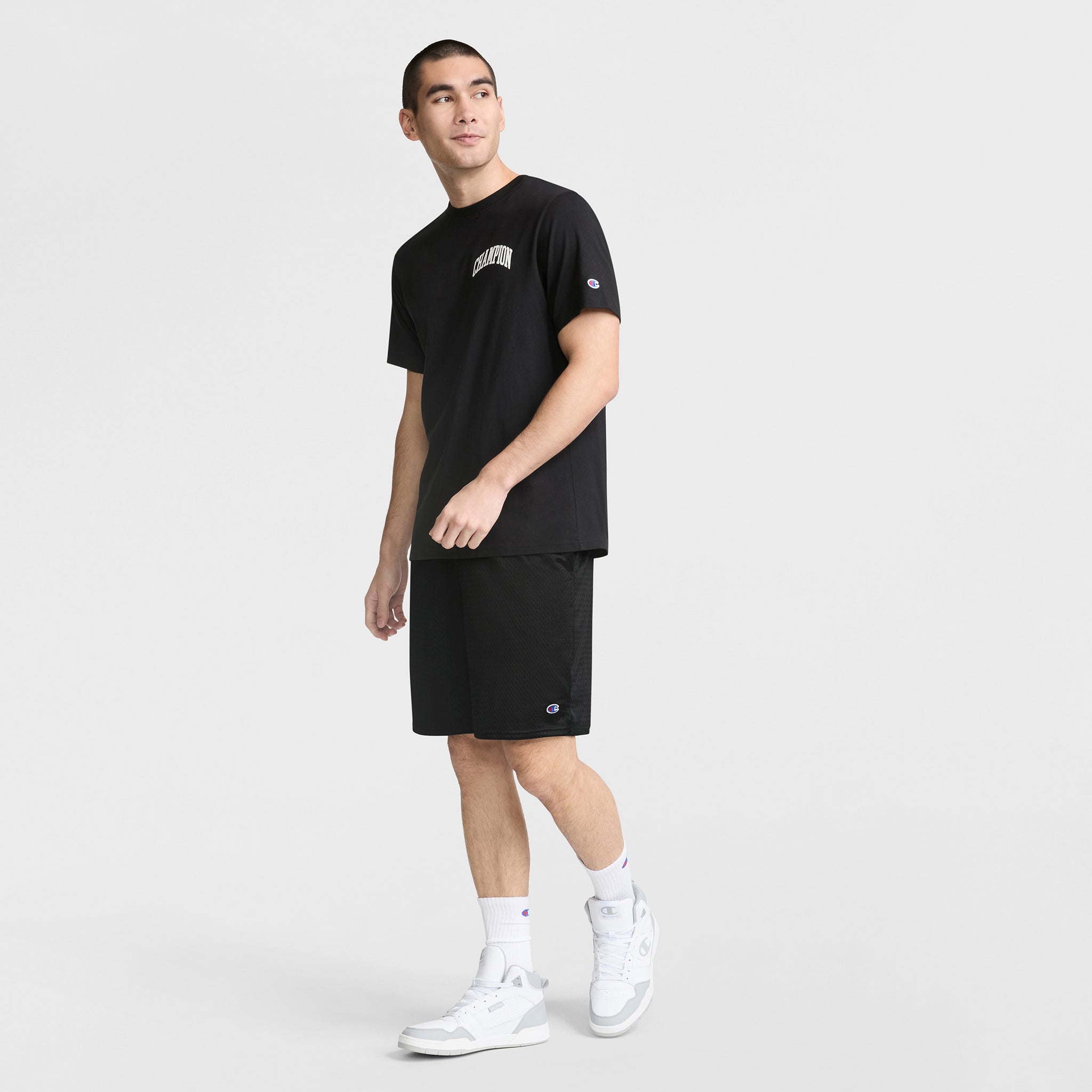 Champion 9" Classic Mesh Shorts - Black