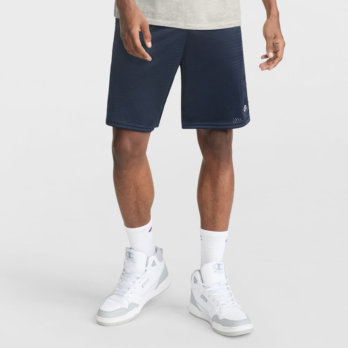 Champion 9" Classic Mesh Shorts - Navy