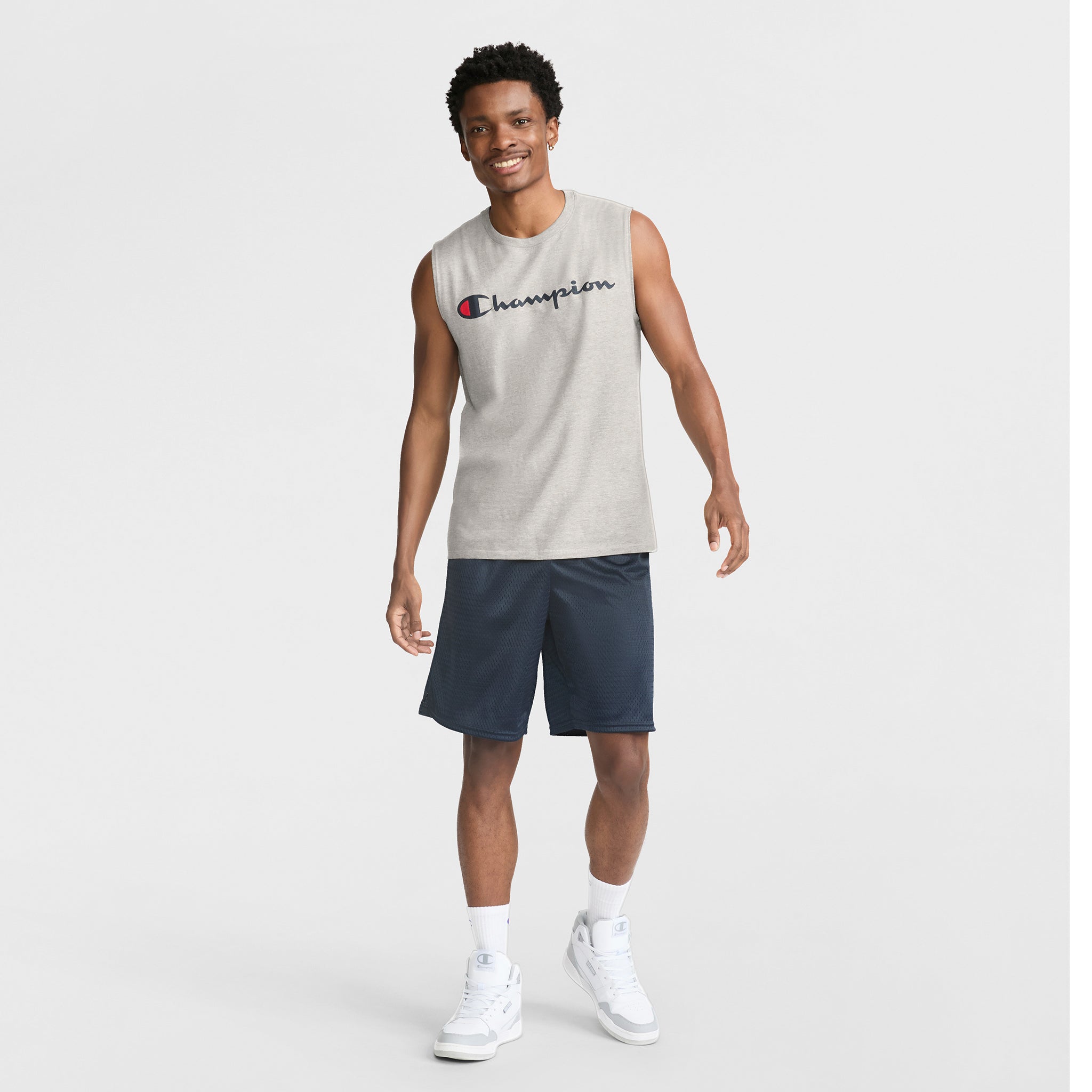 Champion 9" Classic Mesh Shorts - Navy