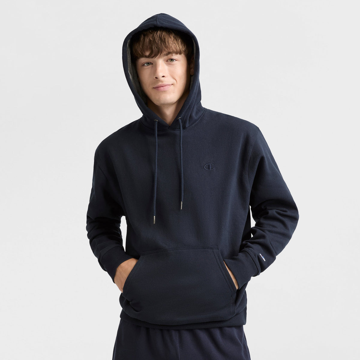 Champion Powerblend Hoodie - Deep Navy