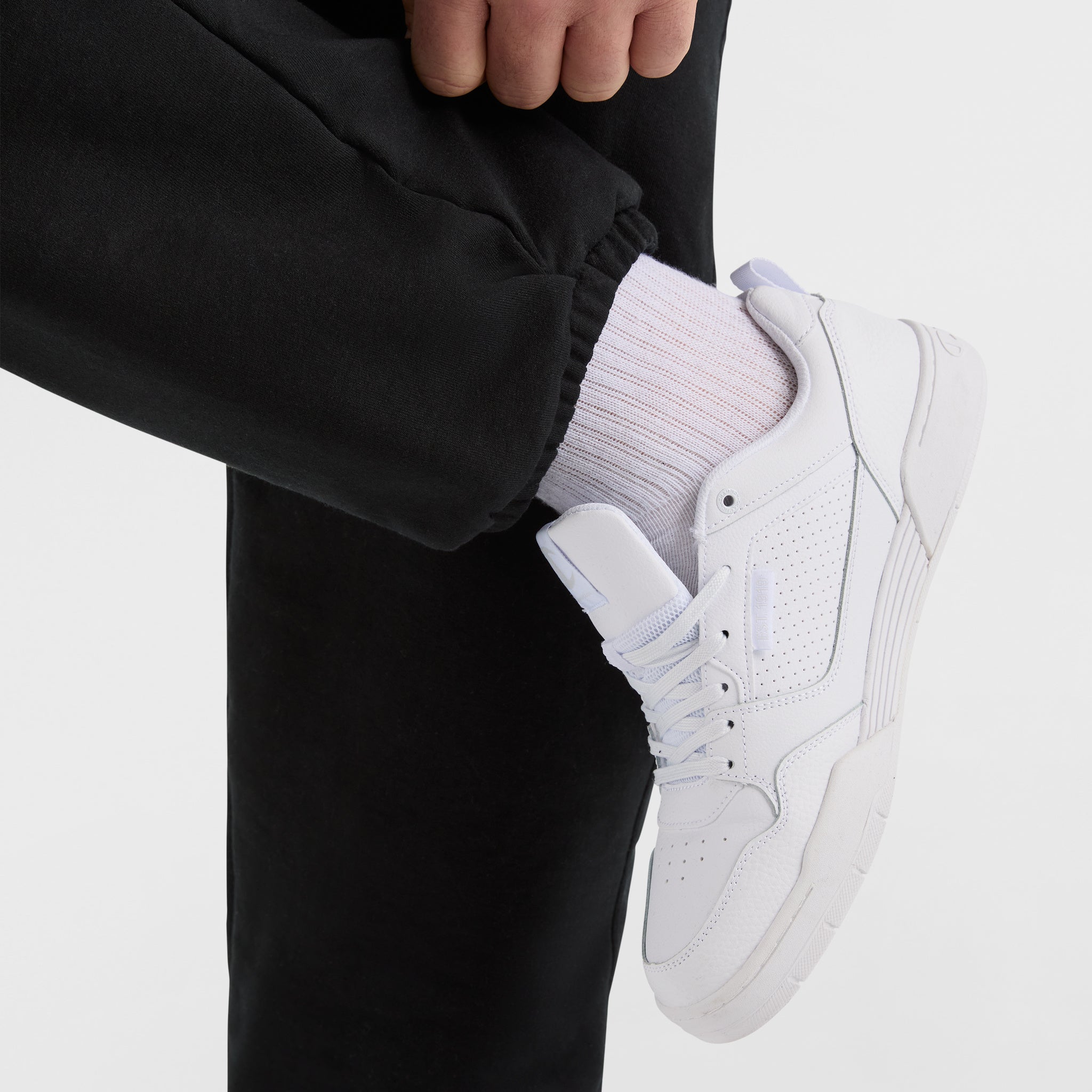 Champion Powerblend Sweatpants, Relaxed Hem - Black