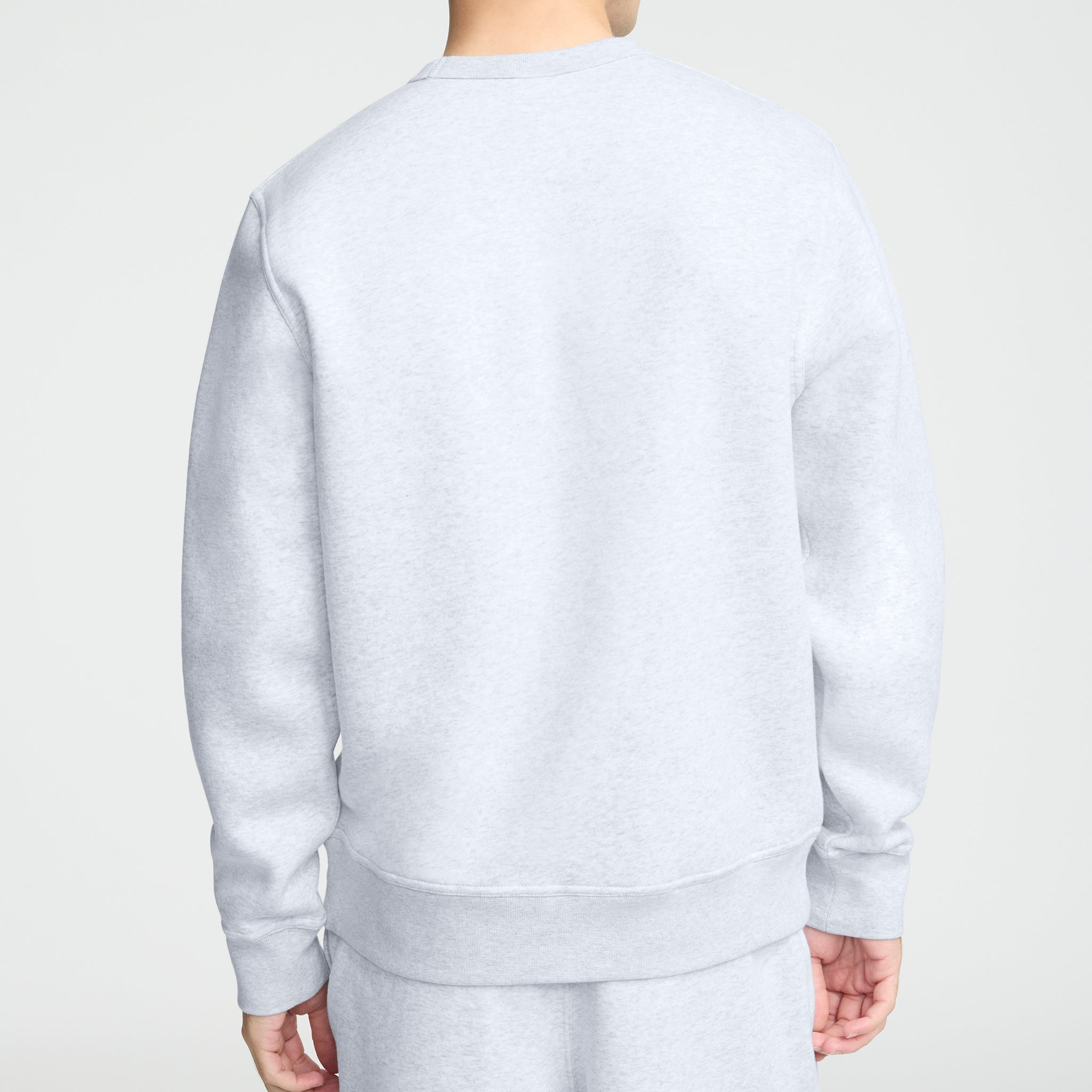 Champion Powerblend Crewneck Sweatshirt - Platinum Silver Heather