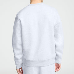 Champion Powerblend Crewneck Sweatshirt - Platinum Silver Heather