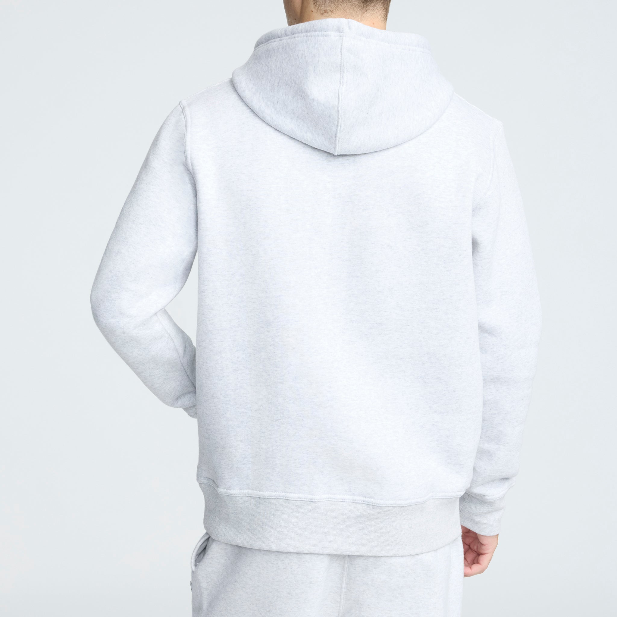Champion Powerblend Hoodie - Platinum Silver Heather