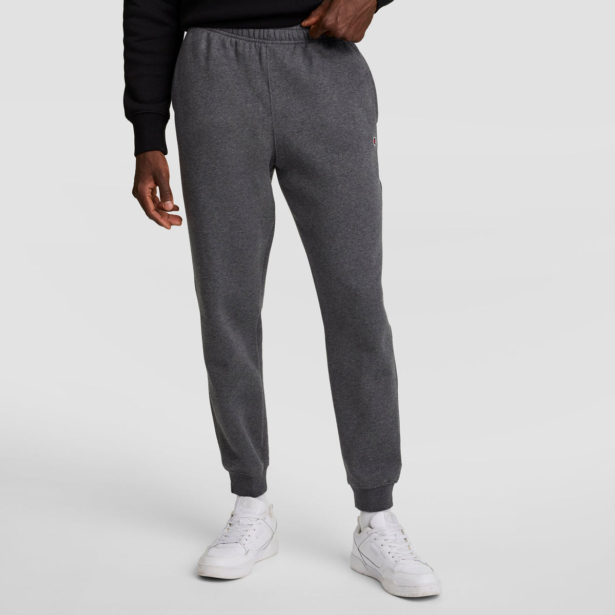 Champion Powerblend Joggers - Granite Heather