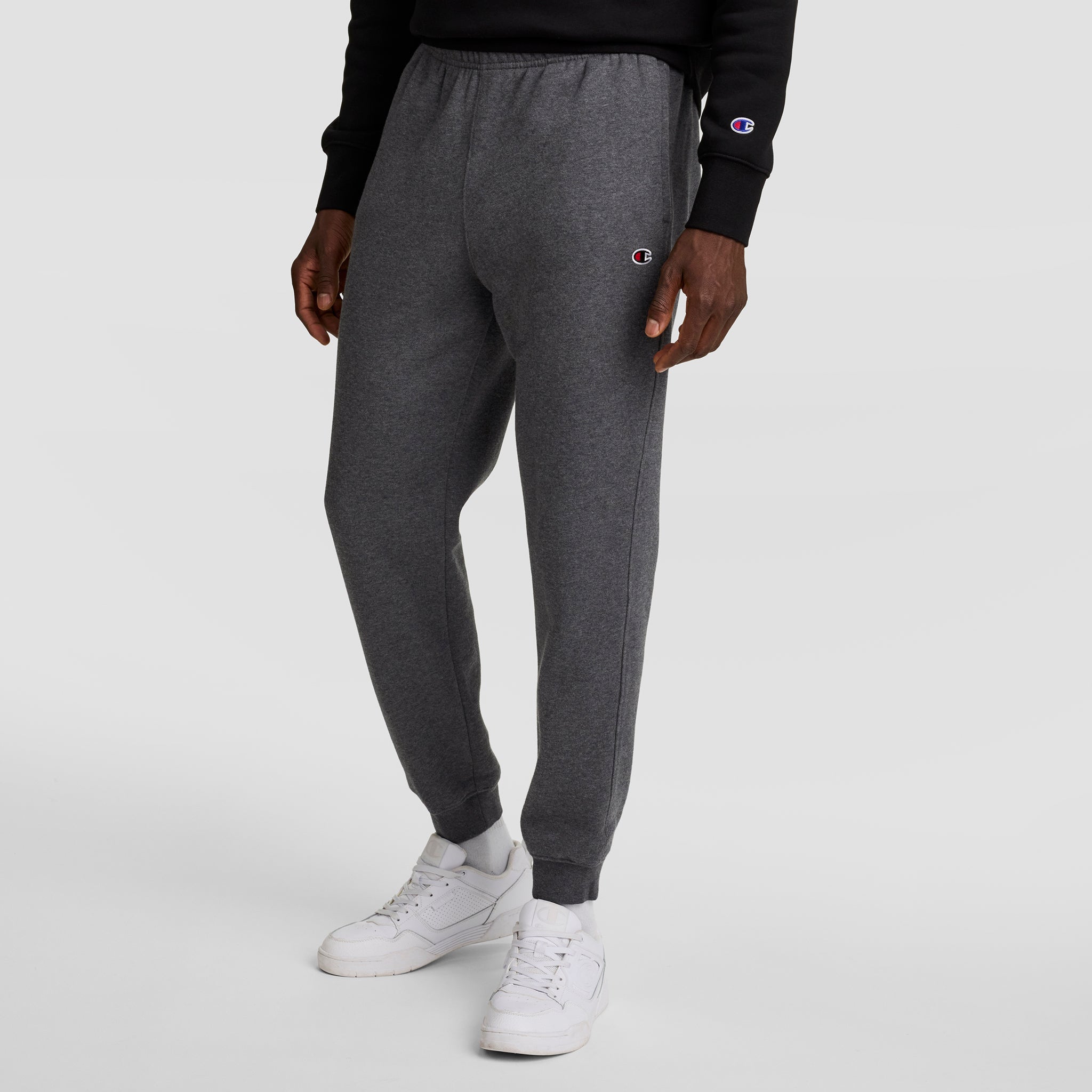 Champion Powerblend Joggers - Granite Heather