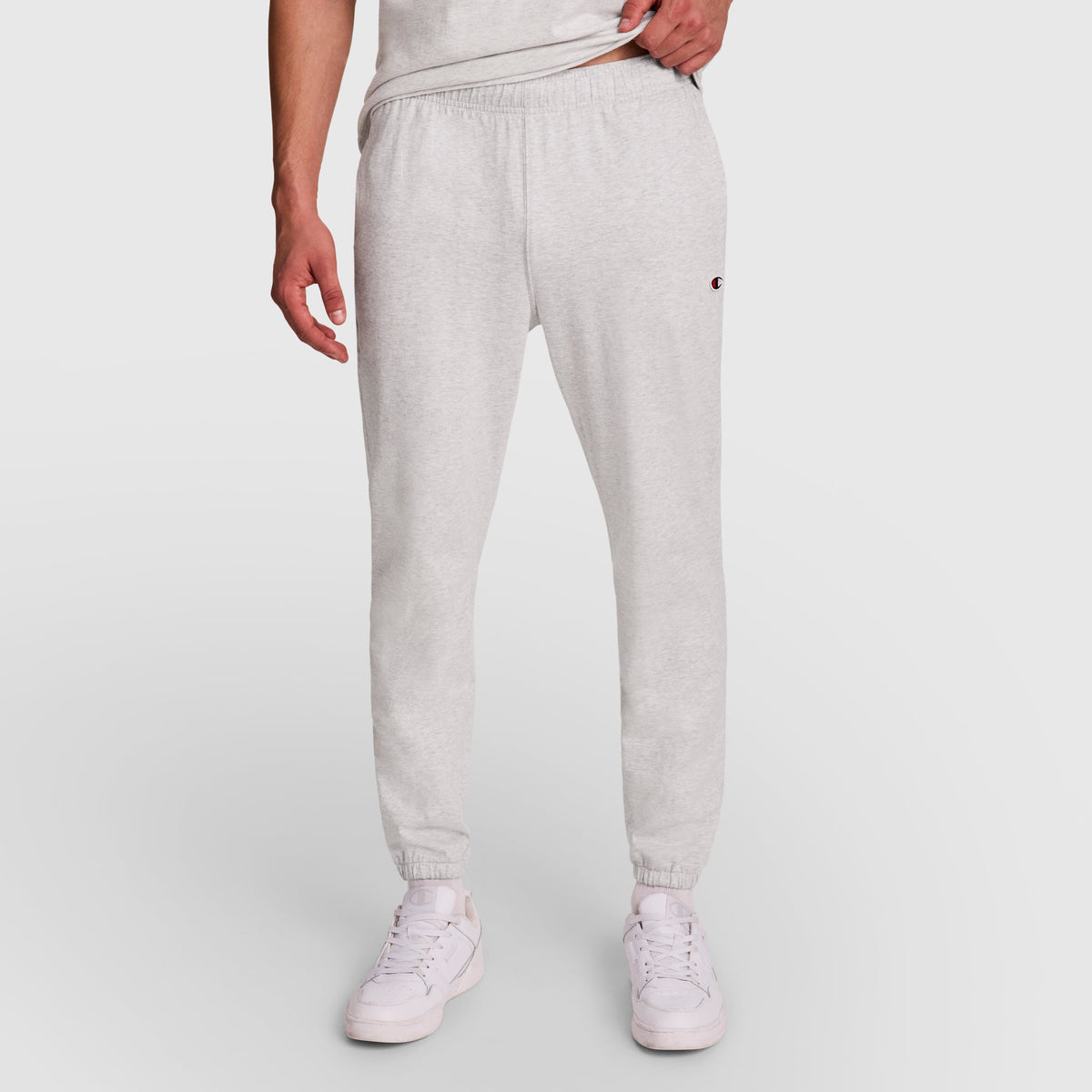 Champion Closed Bottom Everyday Cotton Pant - Platinum Silver Heather