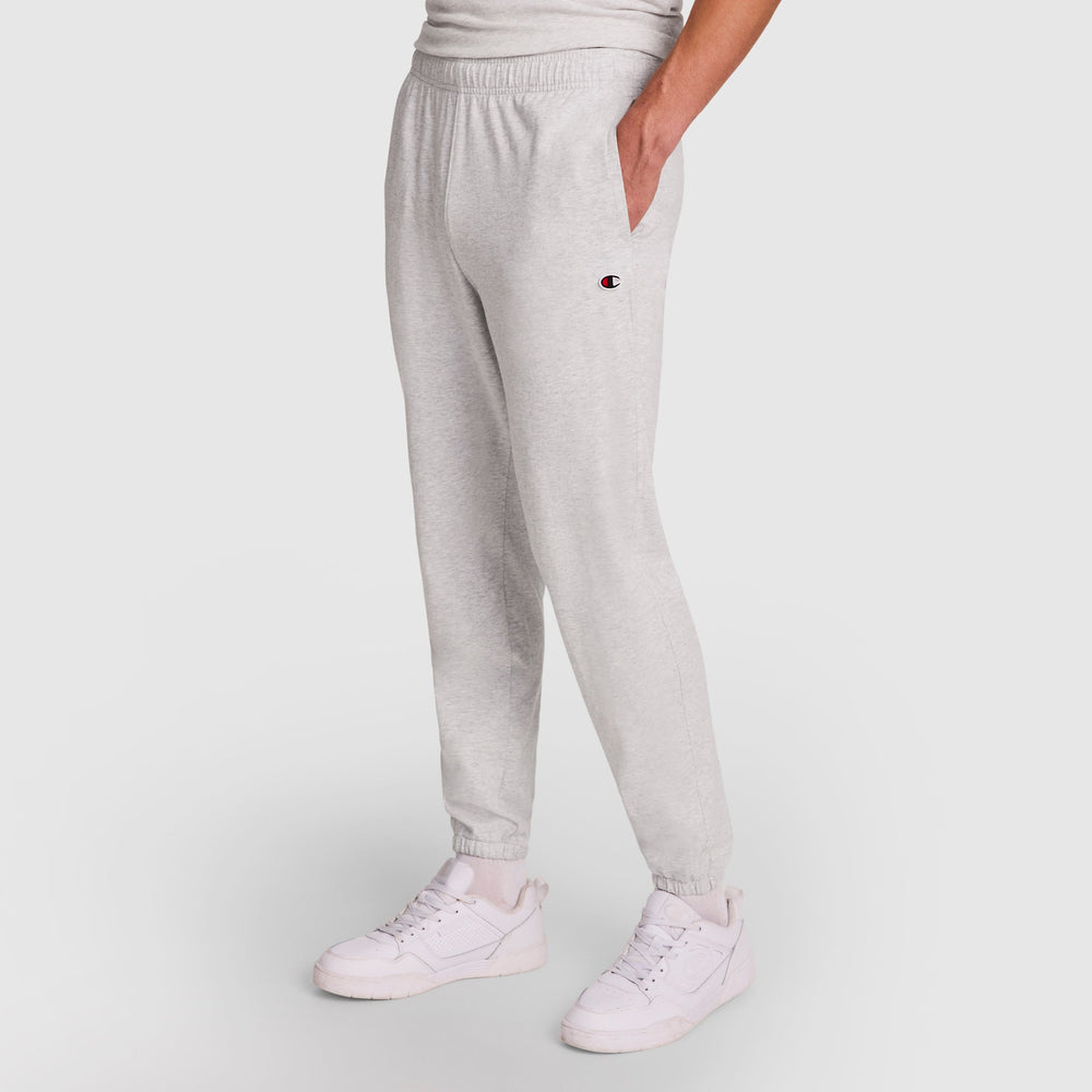 Champion Closed Bottom Everyday Cotton Pant - Platinum Silver Heather
