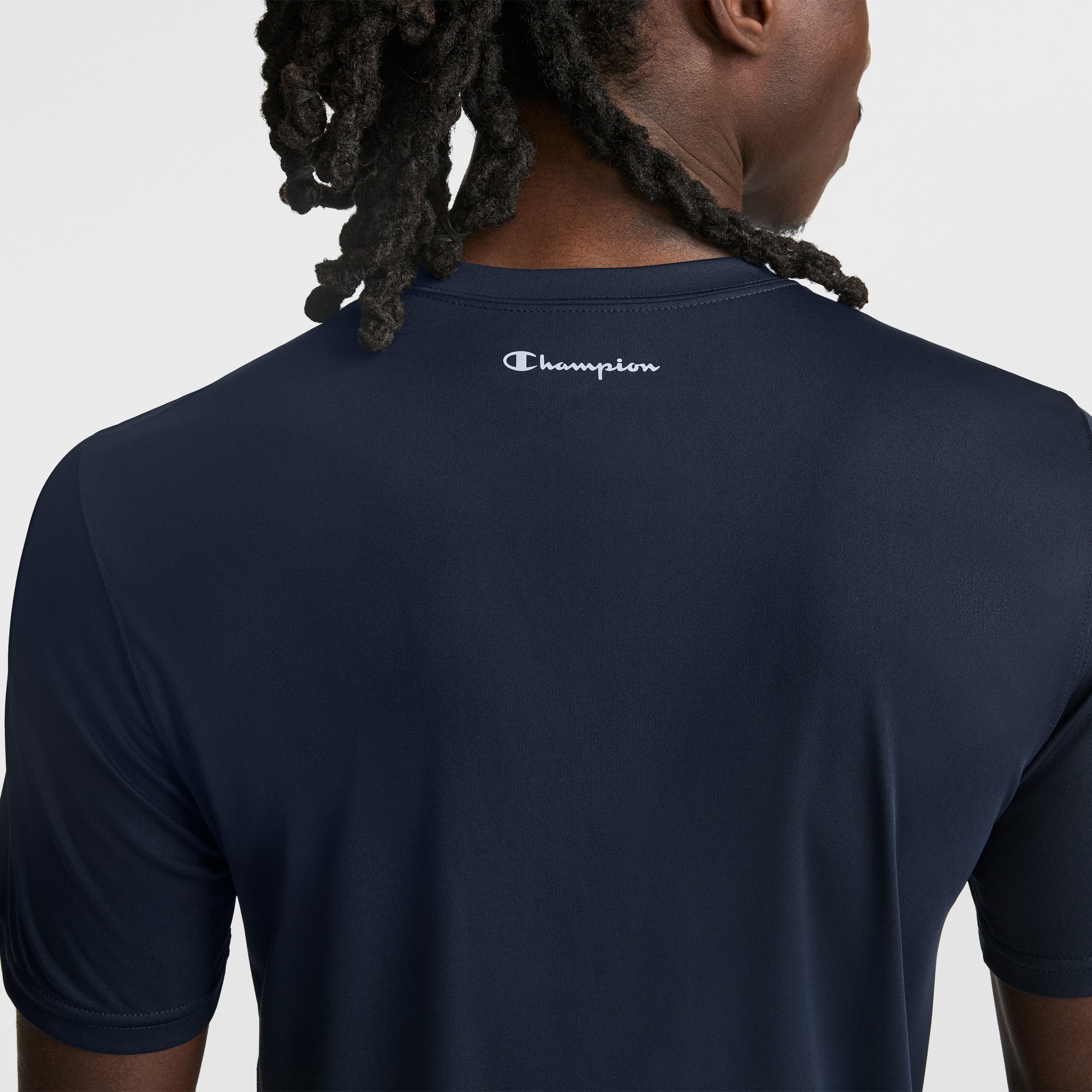 Champion Sport T-Shirt, Reflective C Logo - Deep Navy