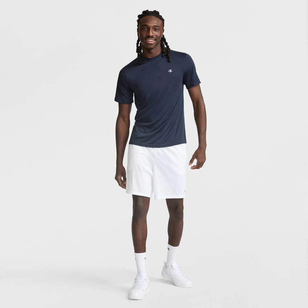 Champion Sport T-Shirt, Reflective C Logo - Deep Navy