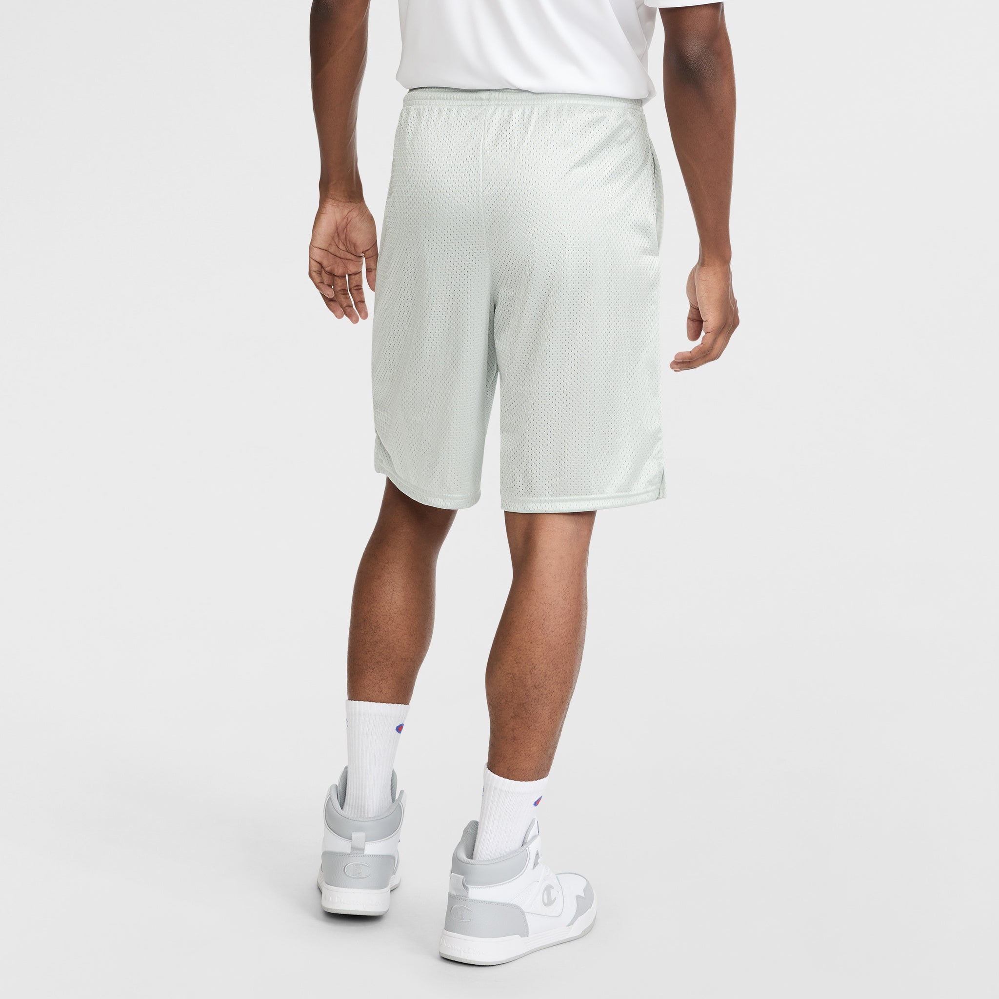 Champion 9" Classic Mesh Shorts - Athletic Gray