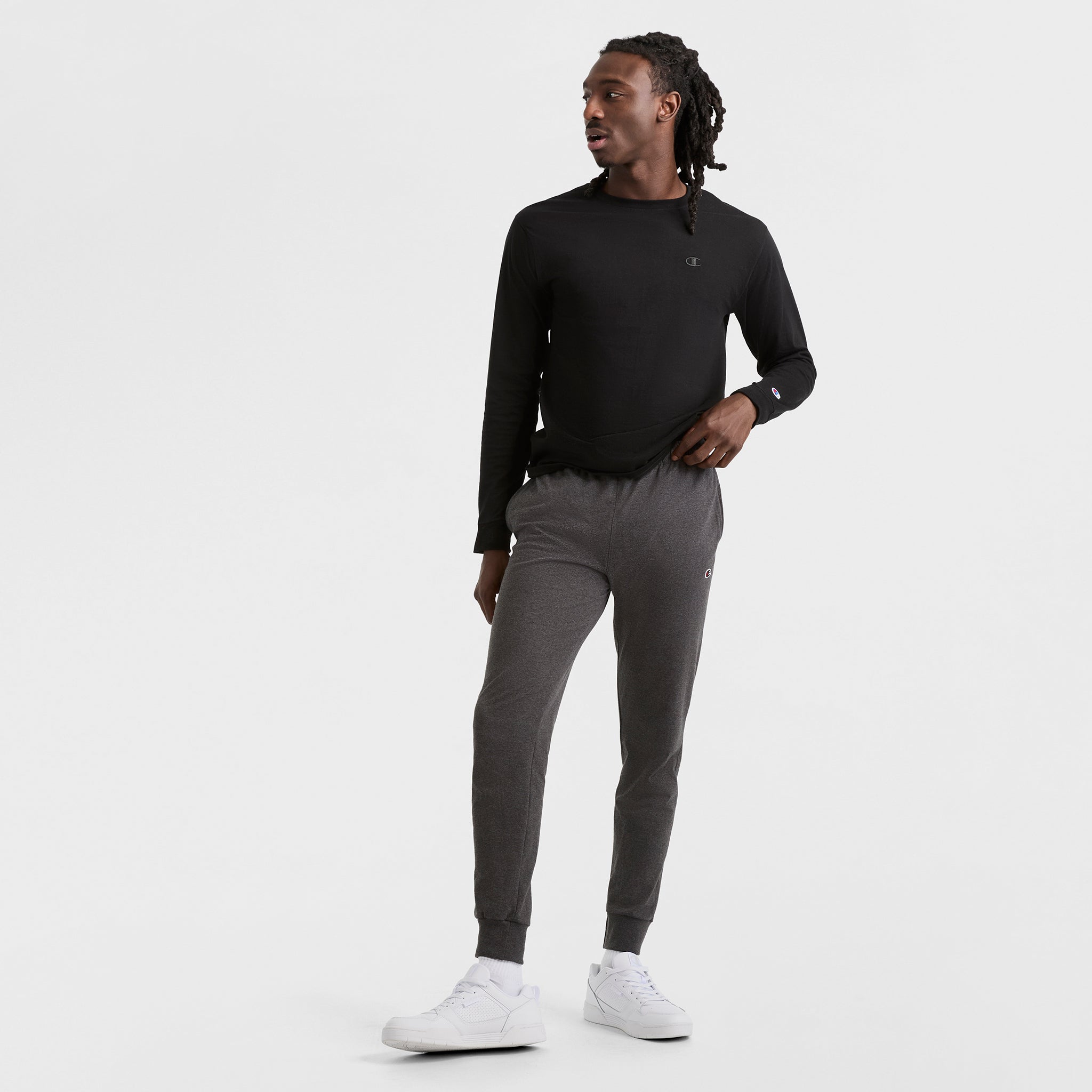 Champion Lightweight Lounge Joggers - Granite Grey Heather