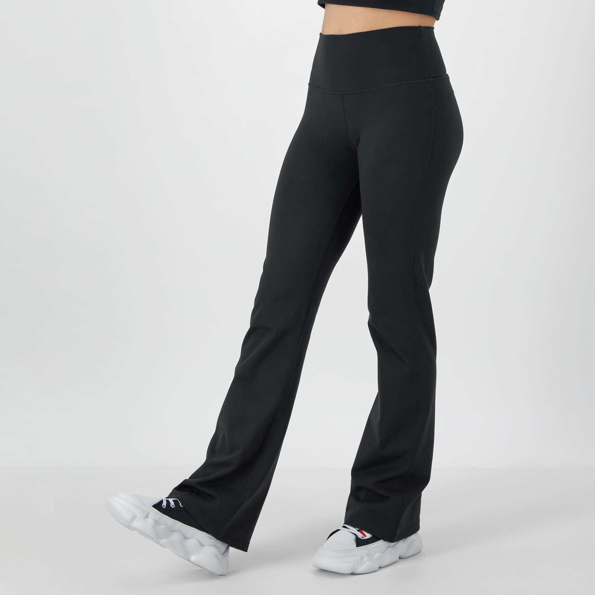 Champion Soft Touch Flare Leggings, Anti Odor - Black