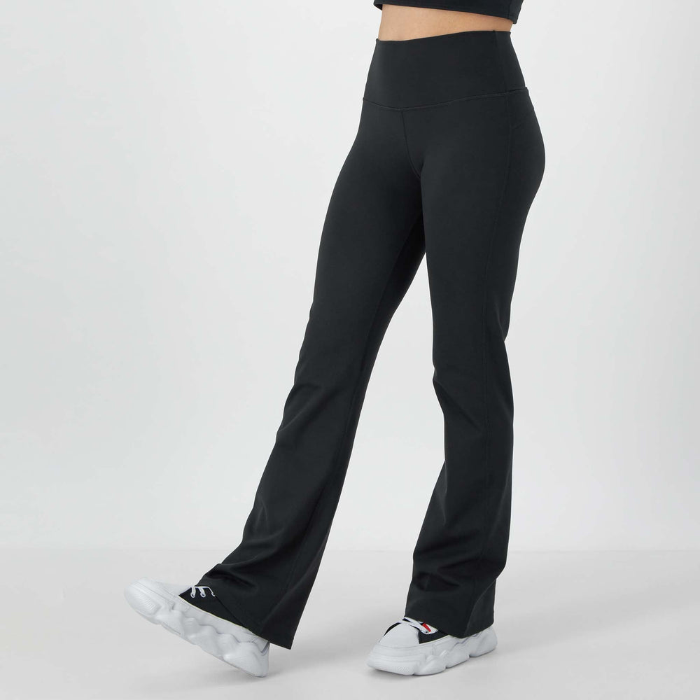 Champion Soft Touch Flare Leggings, Anti Odor - Black
