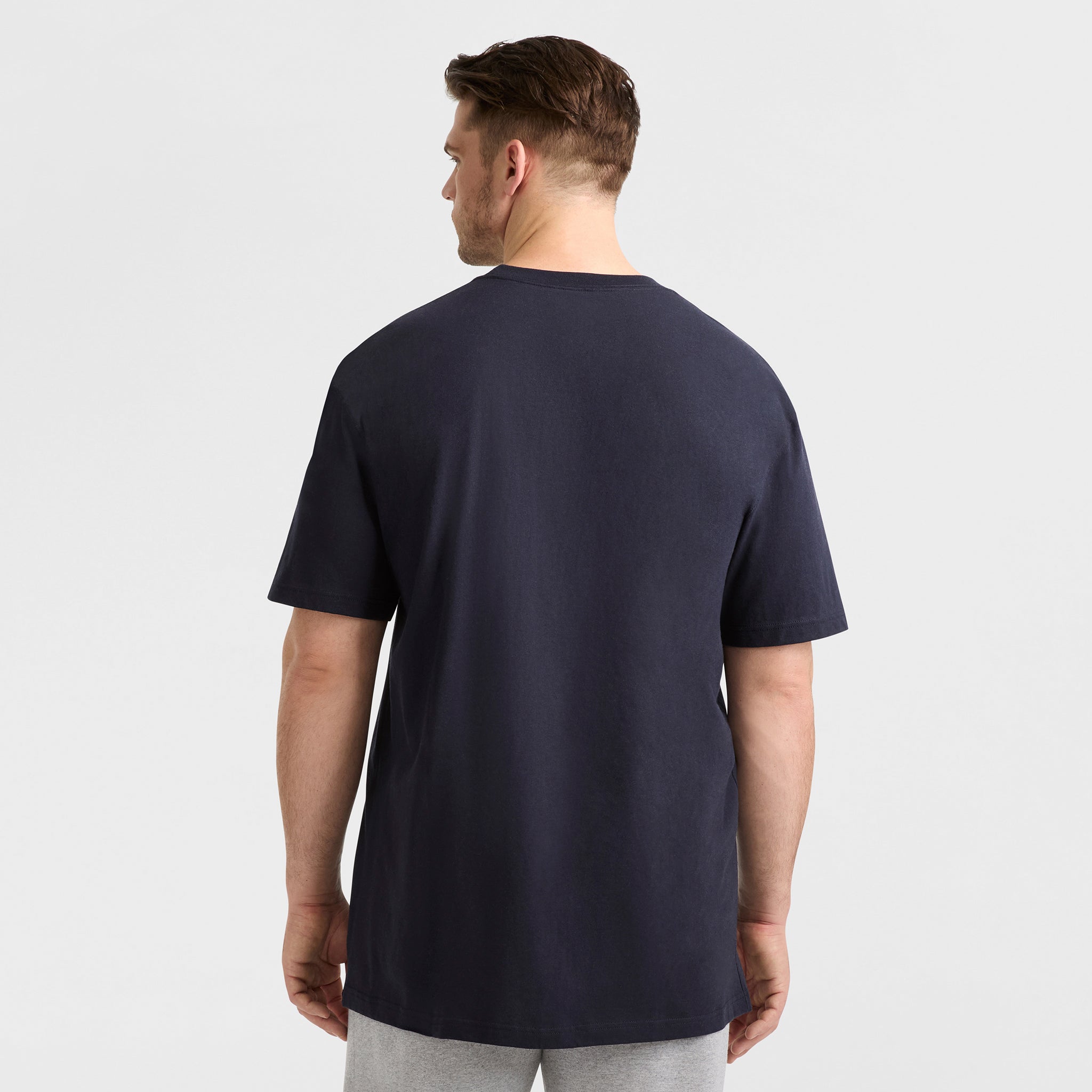 Champion Classic Graphic T-Shirt, Script Logo - Big & Tall - Deep Navy