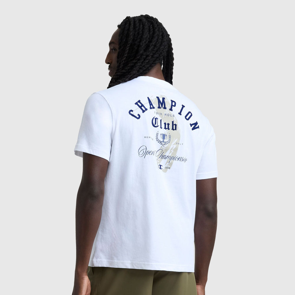 Champion Champion Club Graphic T-Shirt - Bright White