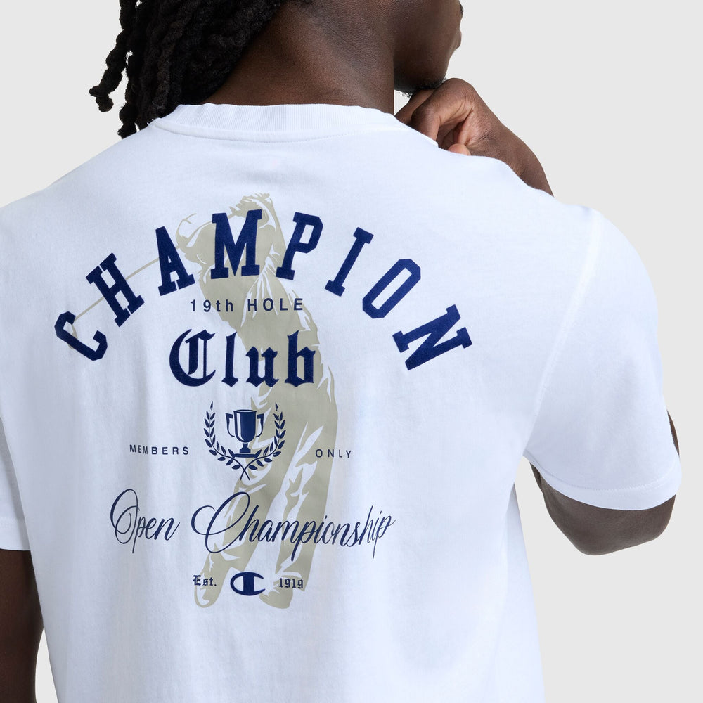Champion Champion Club Graphic T-Shirt - Bright White