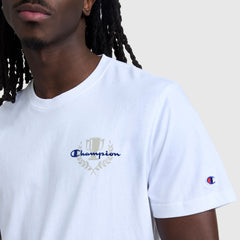 Champion Champion Club Graphic T-Shirt - Bright White