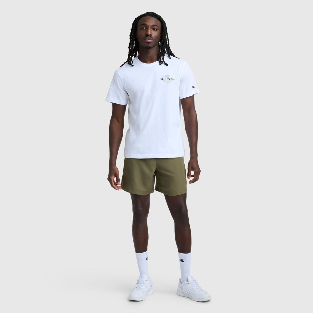 Champion Champion Club Graphic T-Shirt - Bright White