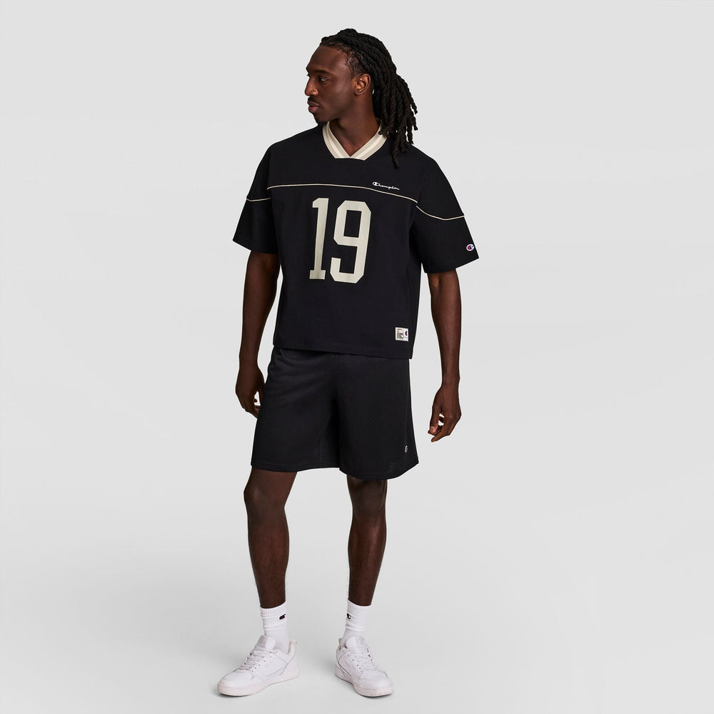 Champion Gridiron Football Jersey, Script Logo - Black