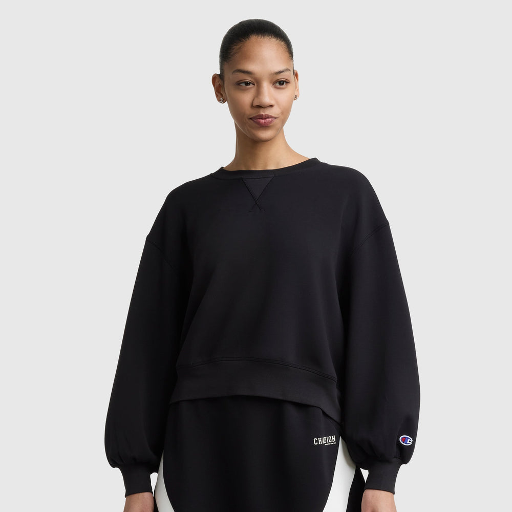 Champion Endzone Loose Fit Crewneck - Black