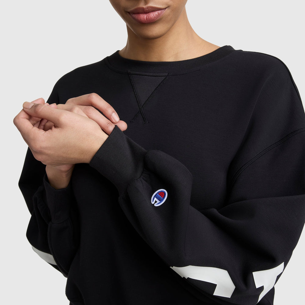 Champion Endzone Loose Fit Crewneck - Black