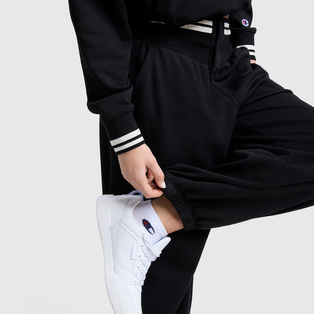 Champion Tackle Snap Front Voluminous Pant - Black