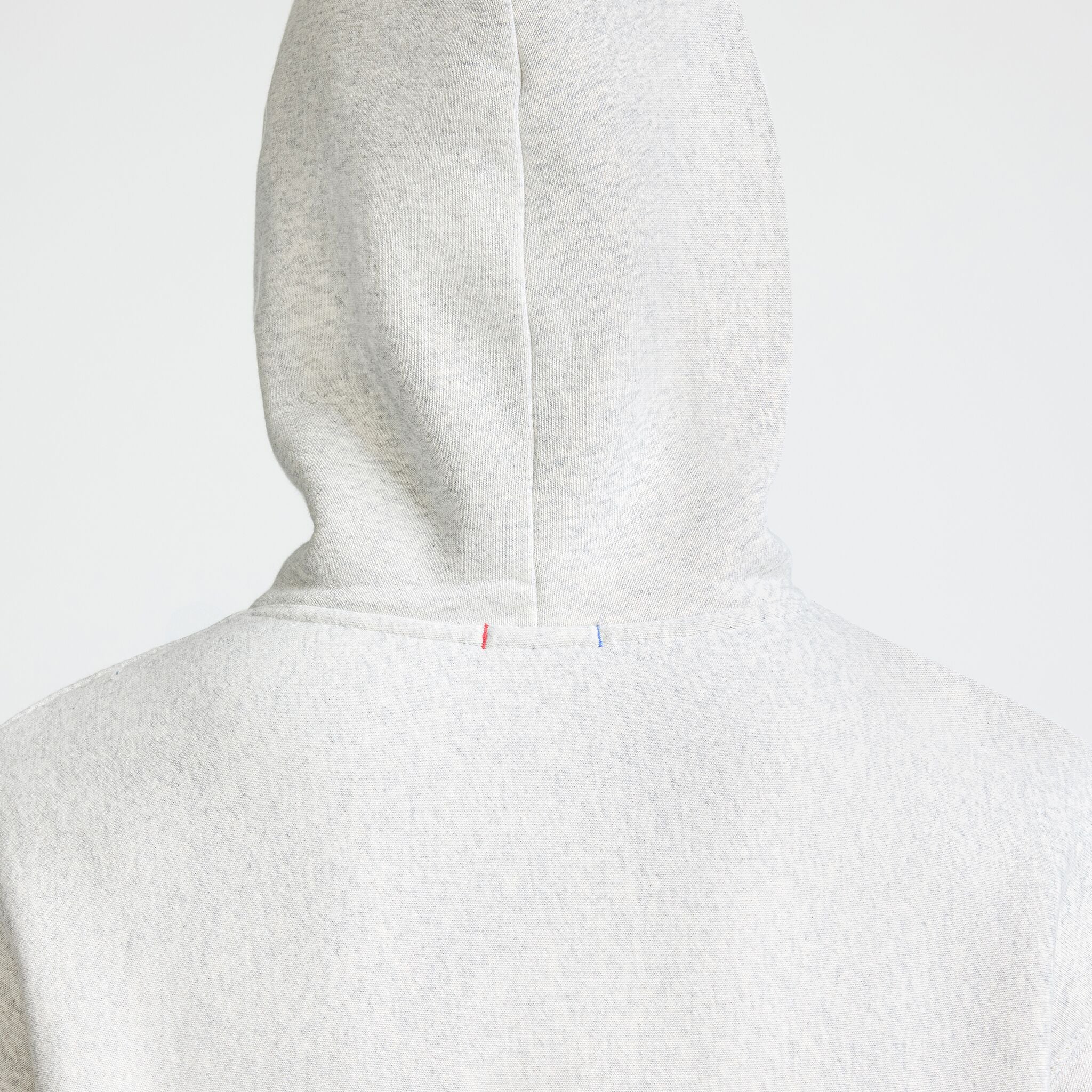 Champion Reverse Weave Small C Hooded Sweatshirt - Platinum Silver Heather