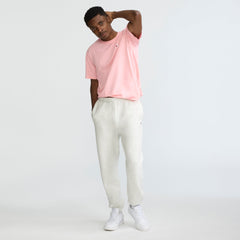 Champion Reverse Weave Small Logo Cinched Sweatpants - Platinum Silver Heather