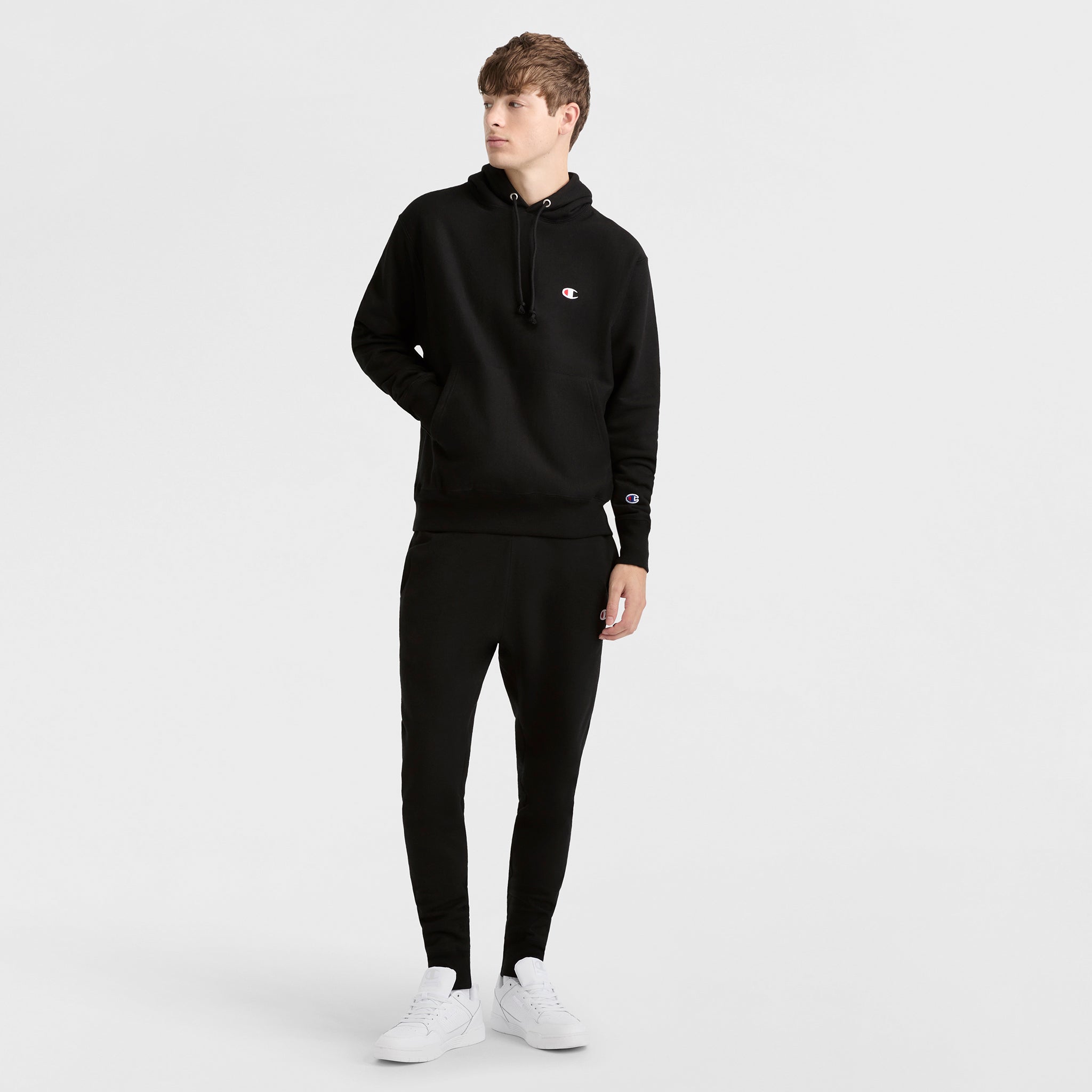 Champion Reverse Weave Hoodie - Black