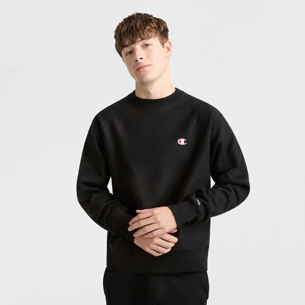 Champion Reverse Weave Crewneck Sweatshirt - Black