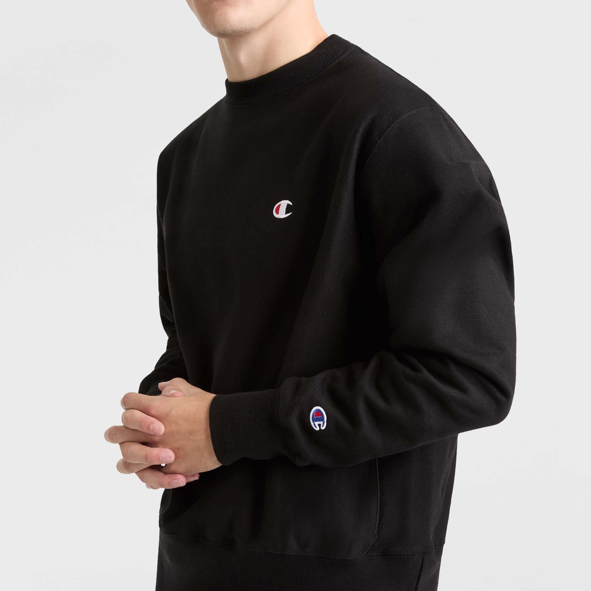 Champion Reverse Weave Crewneck Sweatshirt - Black